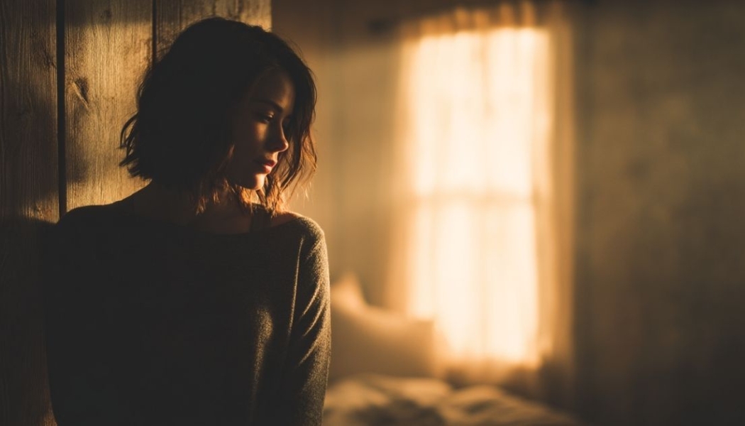 Жена пред прозорец